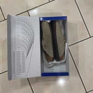 Birkenstock Boston - suede clog in taupe